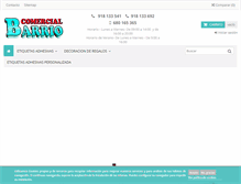 Tablet Screenshot of pegatinasyetiquetas.com